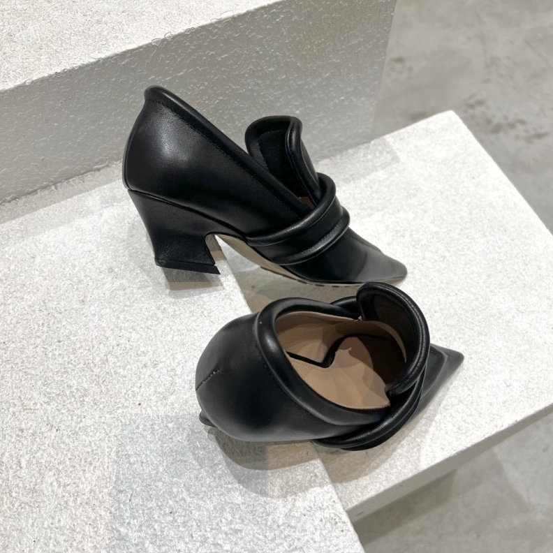 Elegant Bxttxga Vxnxta Leather Shoes 112828