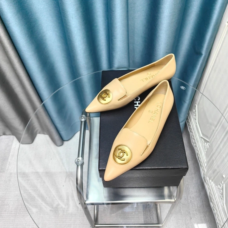 Cozy Chxnxl Flat Shoes 123715