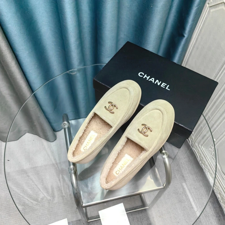 Functional Chxnxl Leather Shoes 123525