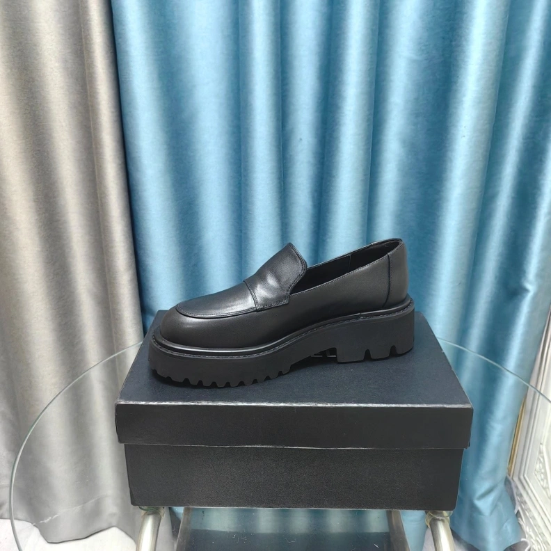 Elegant Chxnxl Leather Shoes 123501