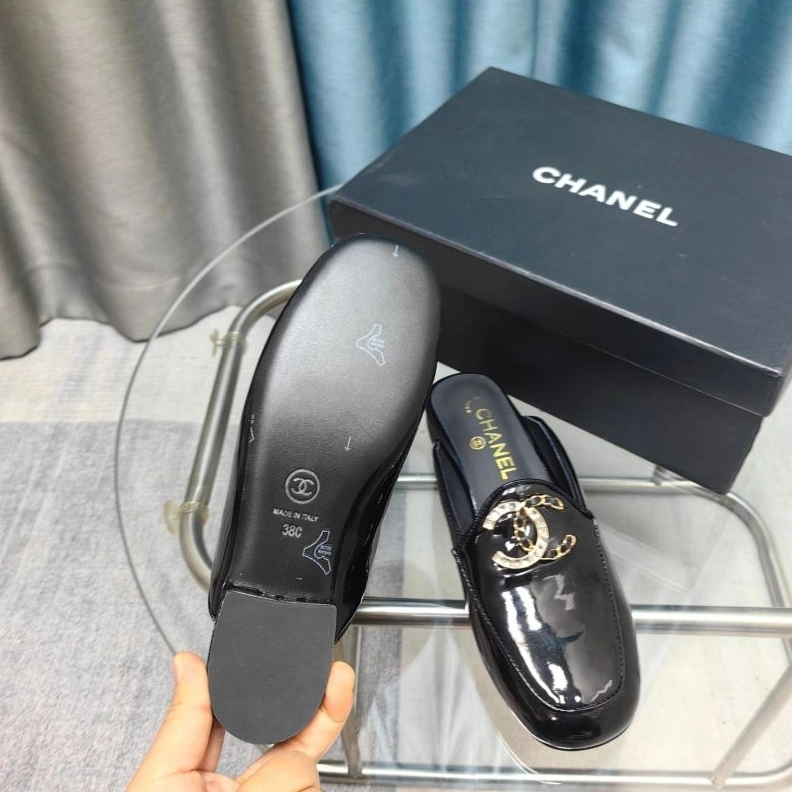 Chxnxl Leather Shoes Sophisticated 123074