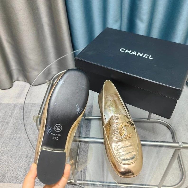 Trendy Chxnxl Leather Shoes 123066