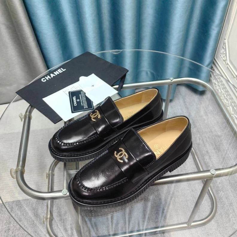 Chxnxl Leather Shoes Bright 123054