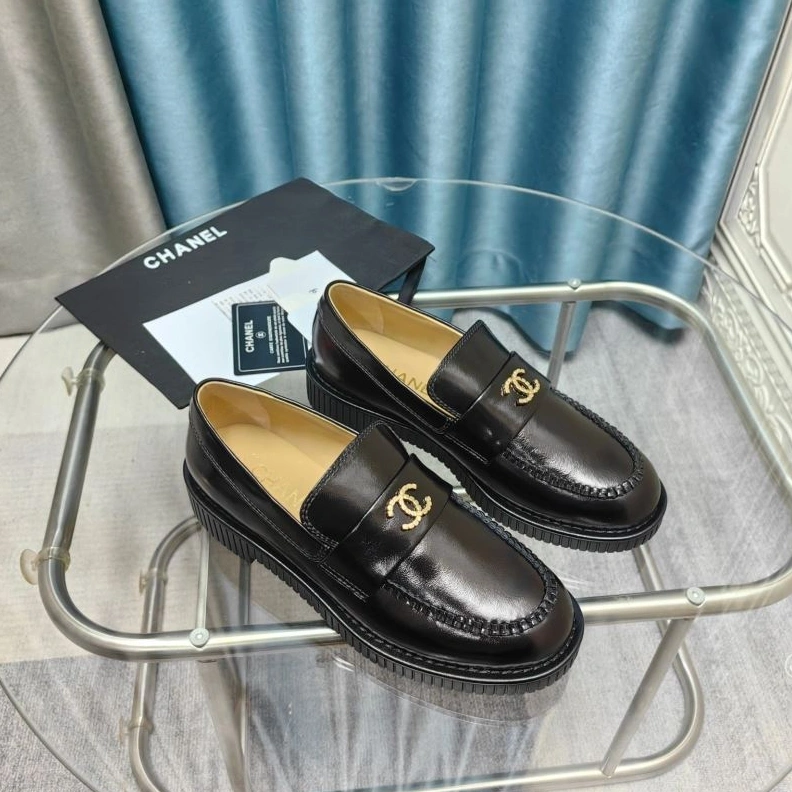 Chxnxl Leather Shoes Bright 123054