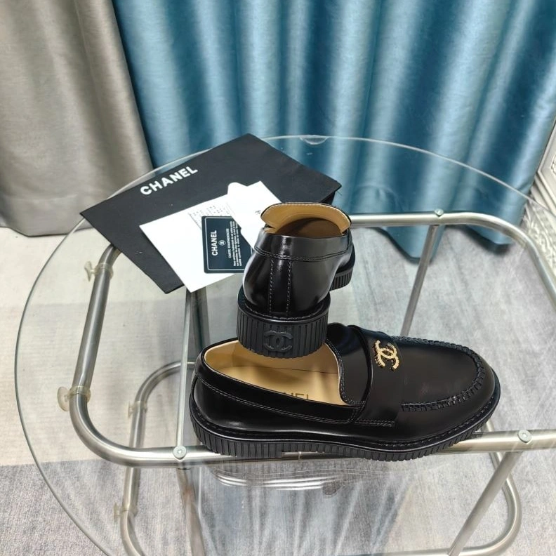 Chxnxl Leather Shoes Bright 123054