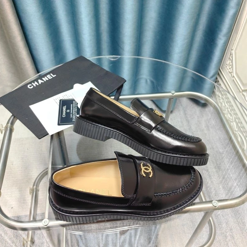 Chxnxl Leather Shoes Bright 123054