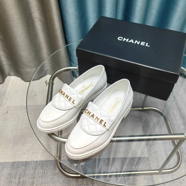 Flexible Chxnxl Leather Shoes 123029