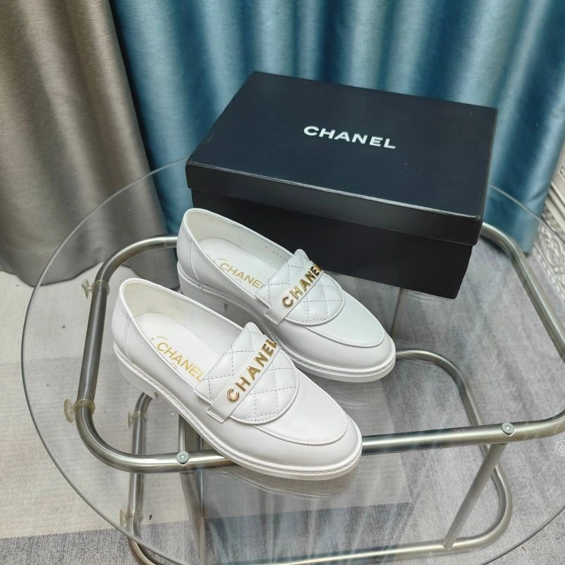 Flexible Chxnxl Leather Shoes 123029