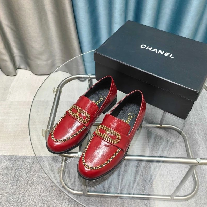 Trendsetting Chxnxl Leather Shoes 123039