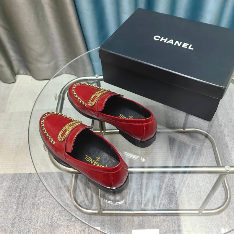 Trendsetting Chxnxl Leather Shoes 123039
