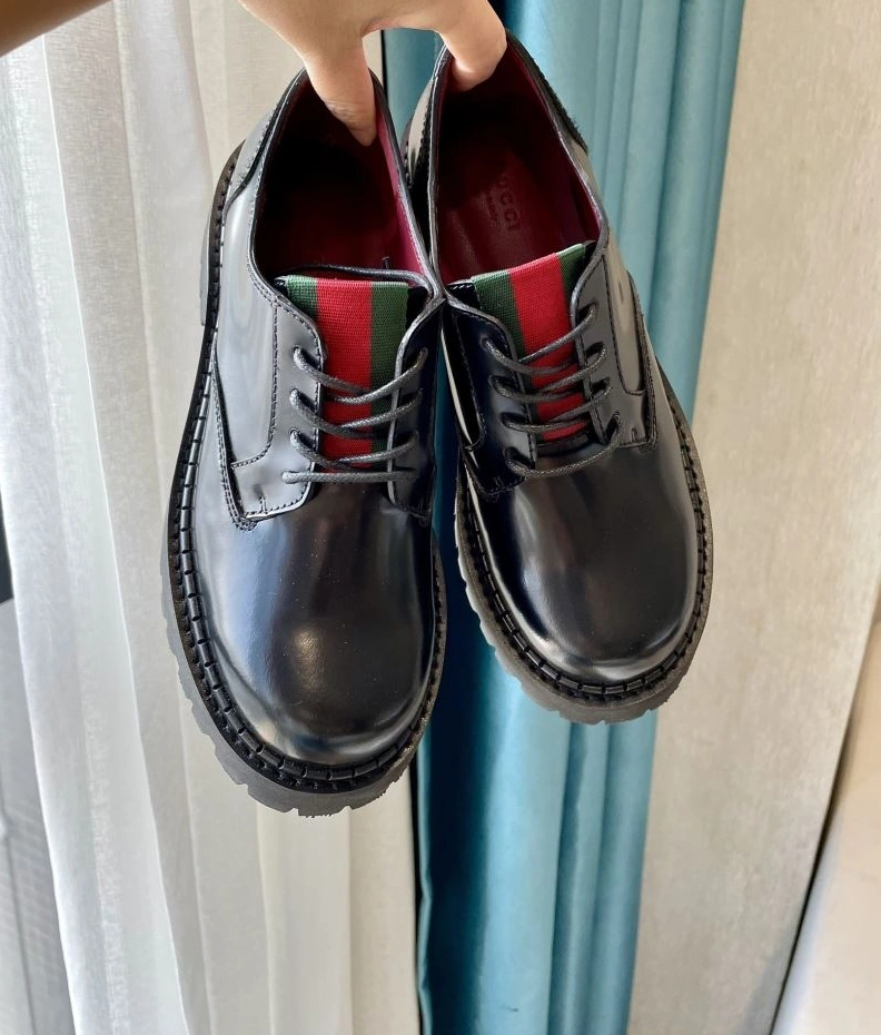 Elegant Gxccx Leather Shoes 157979
